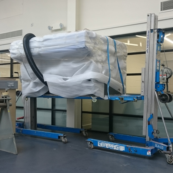 Lathe and CNC turning machine lifting and relocation using specialist lift and shift methods