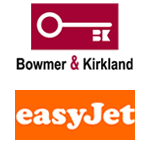Bowmer and kirkland, easyjet logos