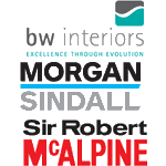 bwi, morgan sindal, sir robert mcalpine logos